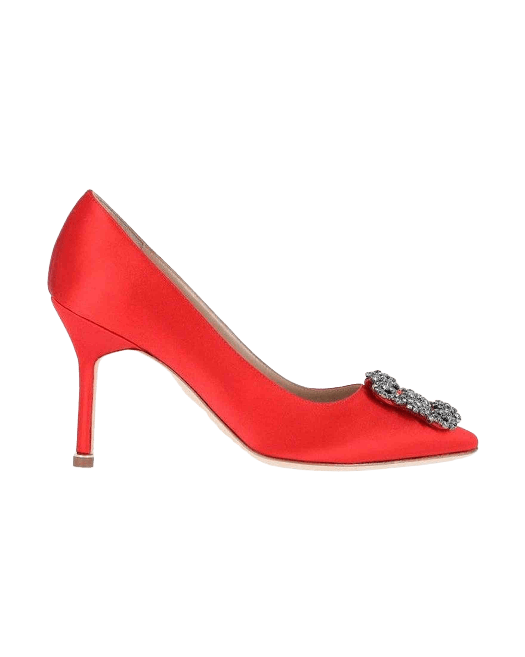 Manolo Blahnik Satin Hangisi 090 Pumps Glam Steals
