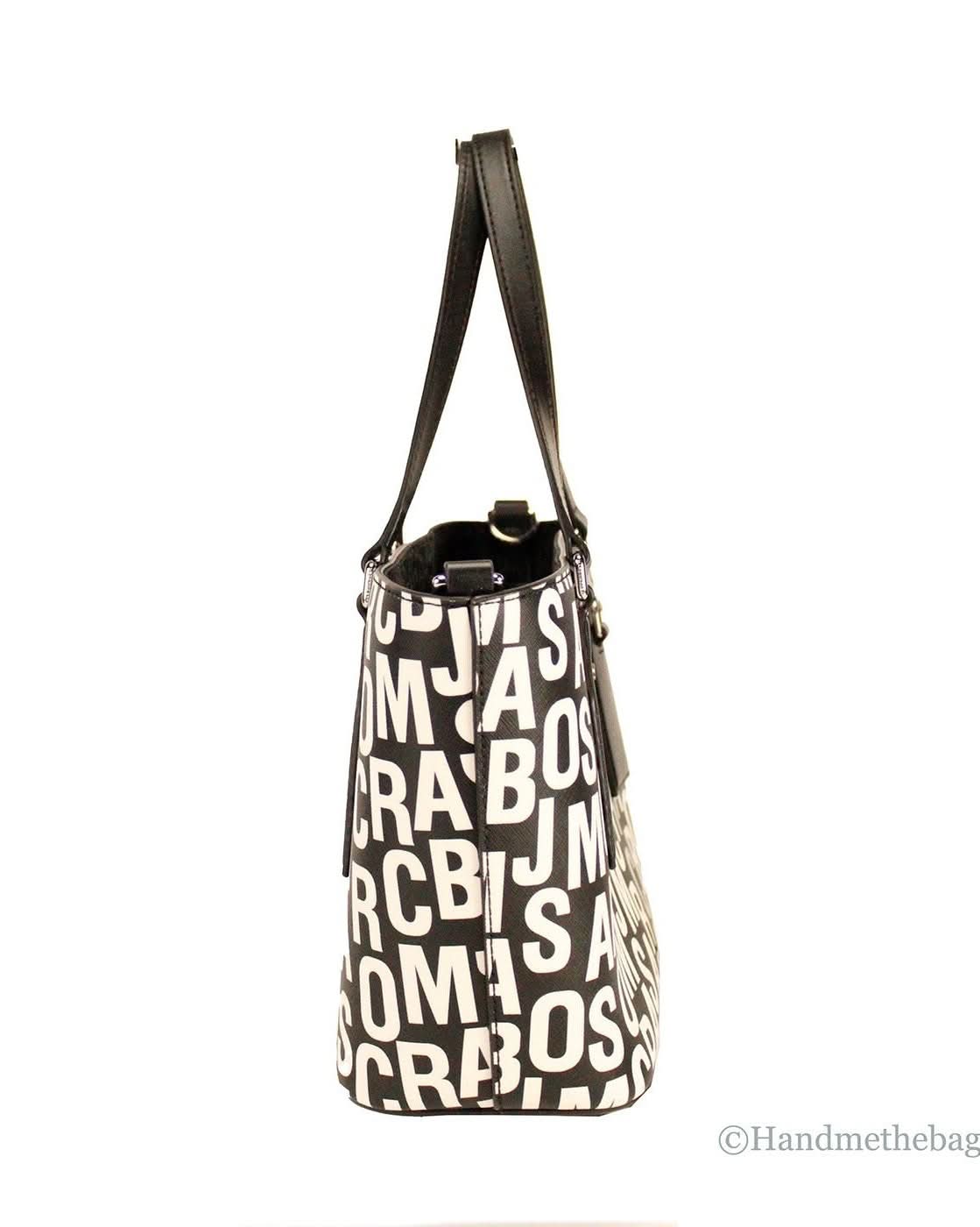 Marc Jacobs Black Leather Small Tote Crossbody Bag Glam Steals