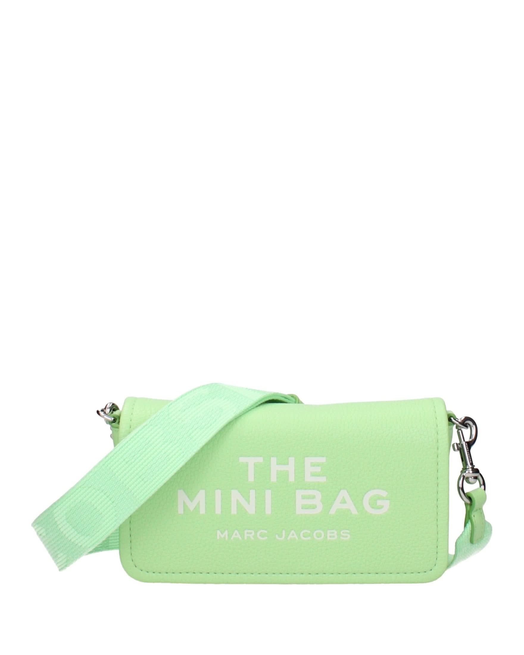 Marc Jacobs Green Leather Crossbody Bag Glam Steals