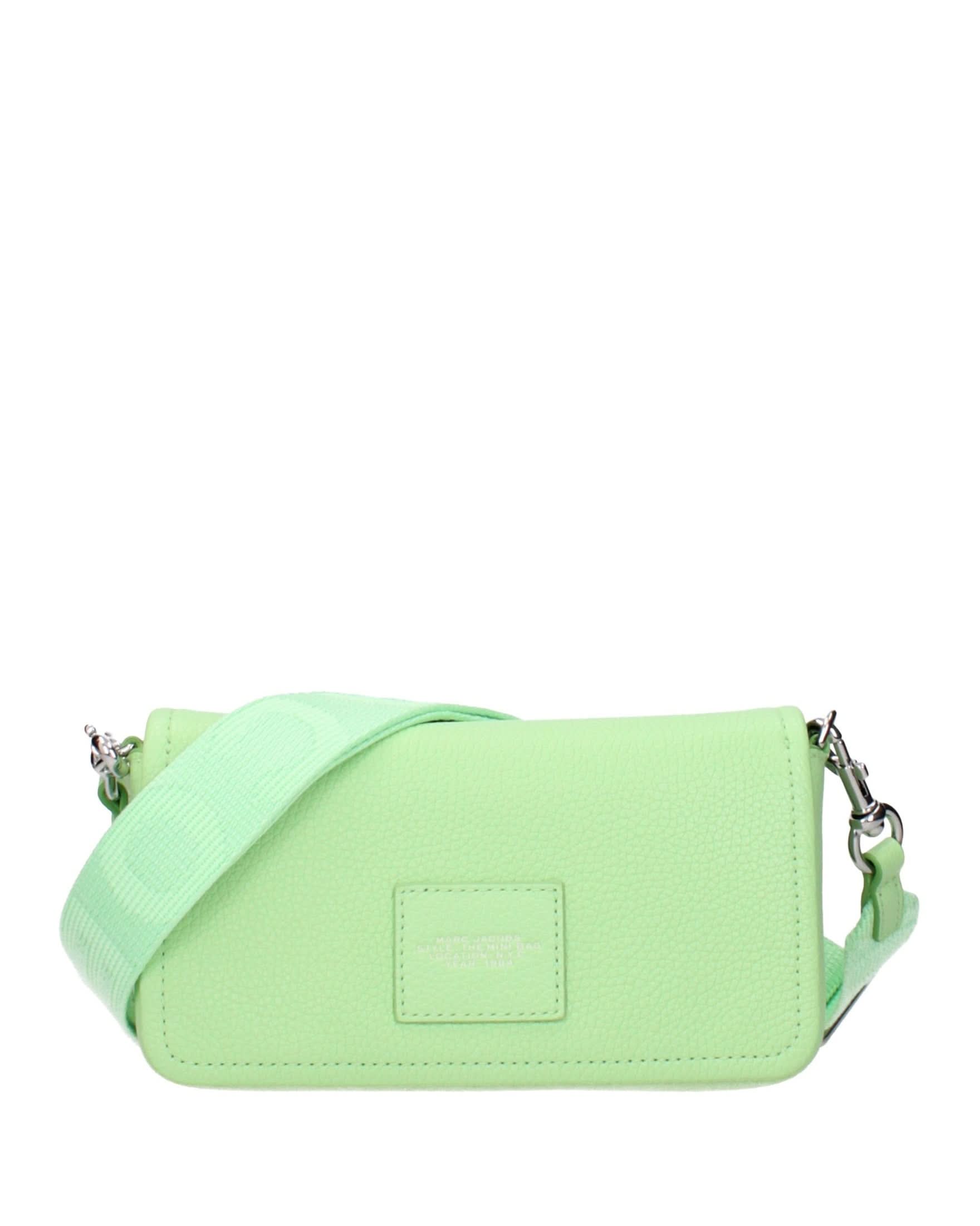 Marc Jacobs Green Leather Crossbody Bag Glam Steals