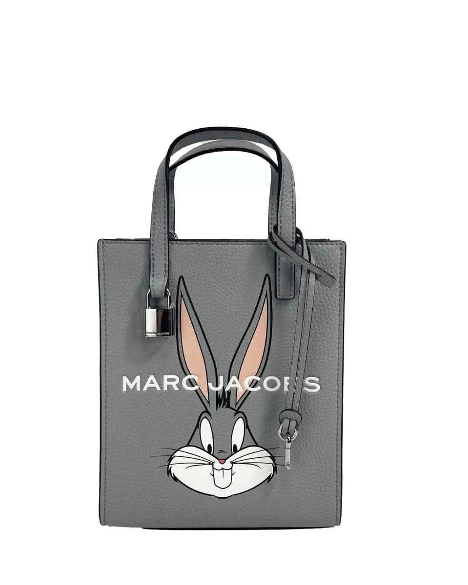 Marc Jacobs Leather X Looney Tunes Bugs Bunny Mini Grind Pebbled Crossbody Bag Glam Steals