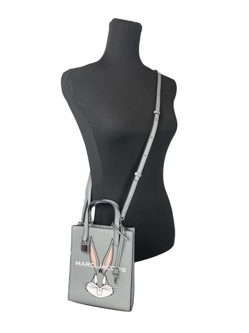 Marc Jacobs Leather X Looney Tunes Bugs Bunny Mini Grind Pebbled Crossbody Bag Glam Steals