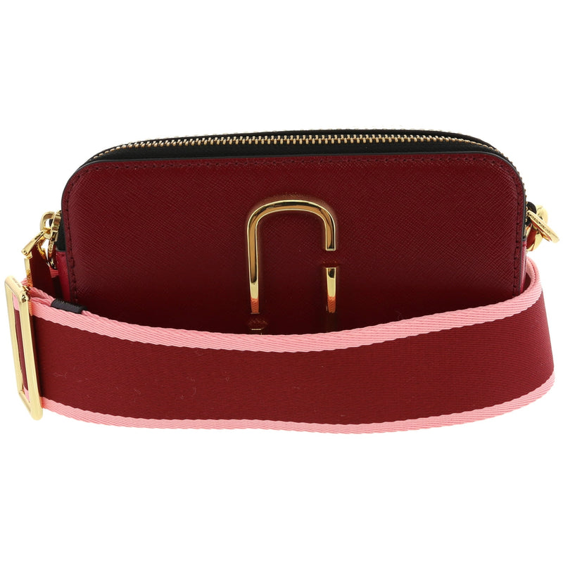 Marc Jacobs Red Leather Snapshot Shoulder Bag Multi Glam Steals