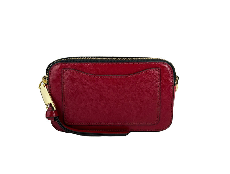 Marc Jacobs Red Leather Snapshot Shoulder Bag Multi Glam Steals