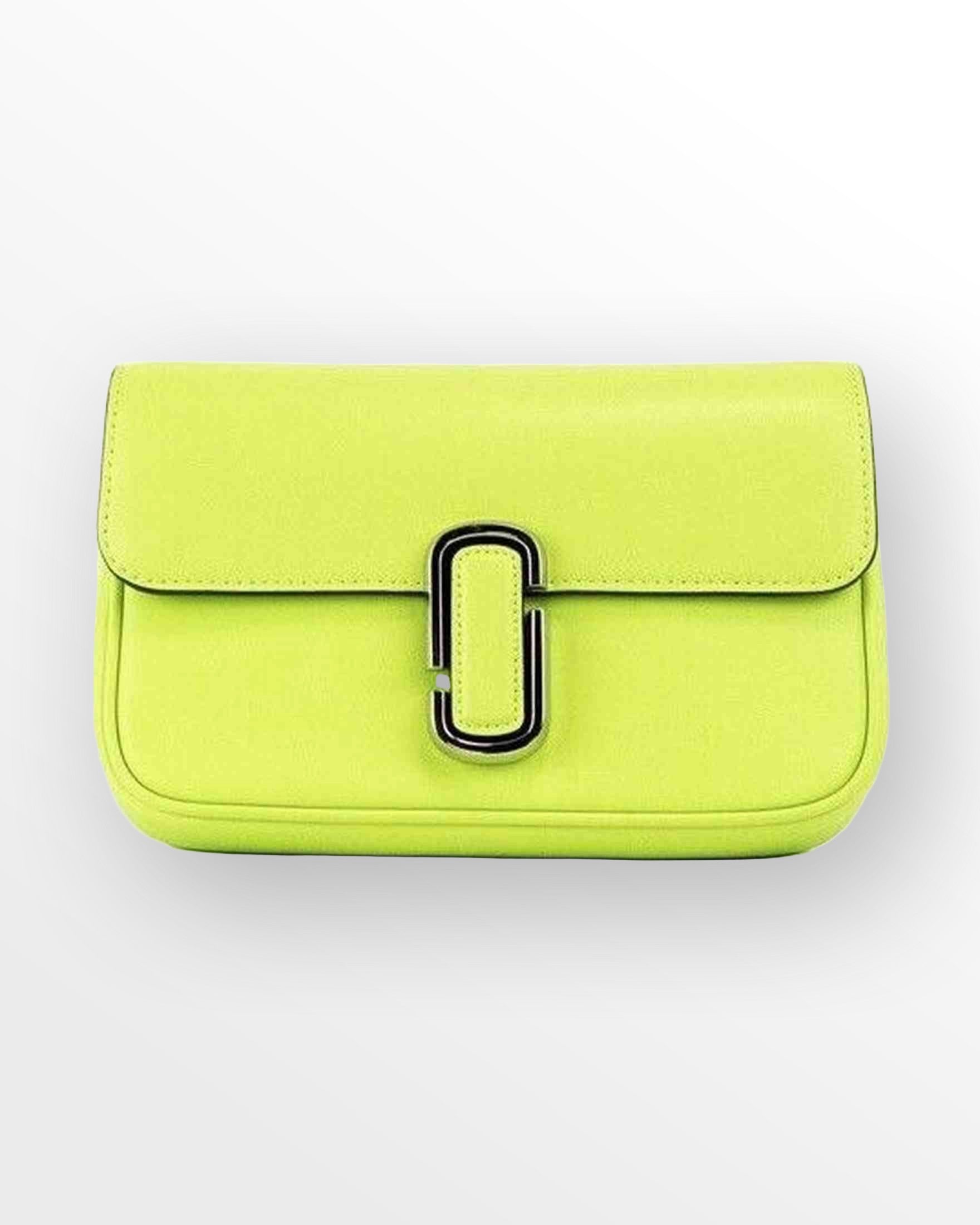 Marc Jacobs The J Marc Glow Smooth Leather Shoulder Crossbody Green Handbag Glam Steals