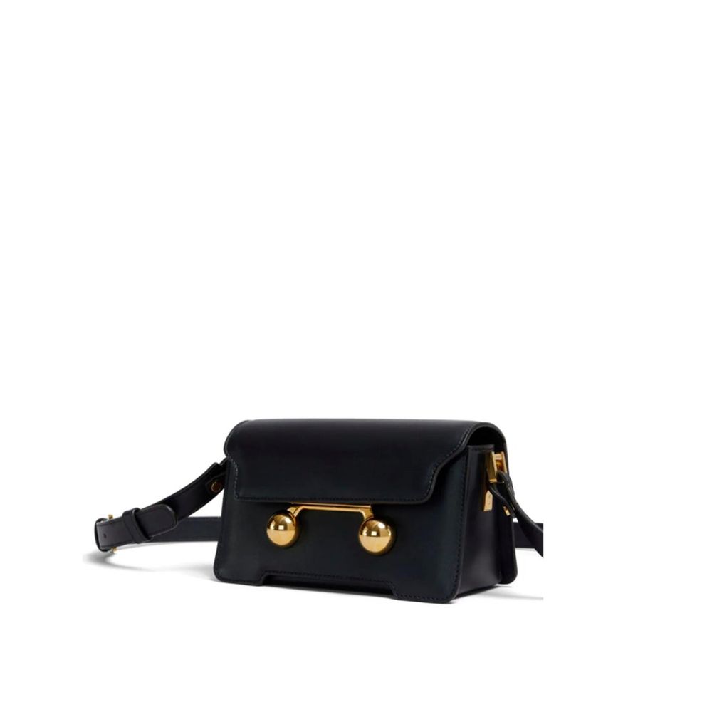 Marni Black Calfskin Belt Bag Glam Steals