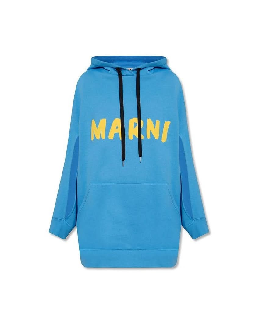 Marni Blue Cotton Sweatshirt Sweatshirts