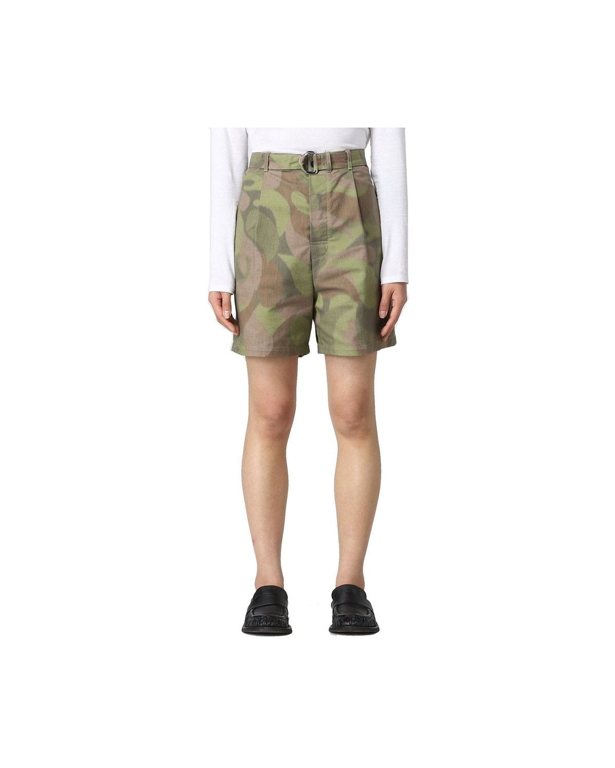 Marni Cotton Bermuda Shorts Glam Steals