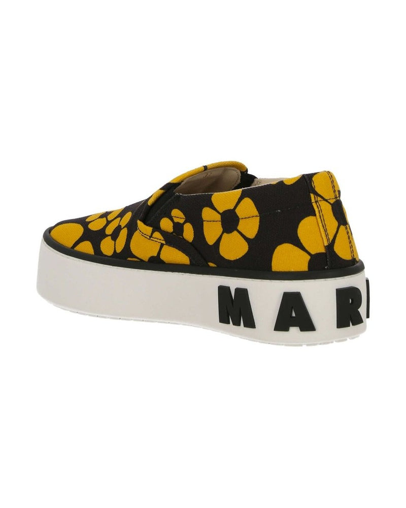 Marni Cotton Platform Sneakers Glam Steals