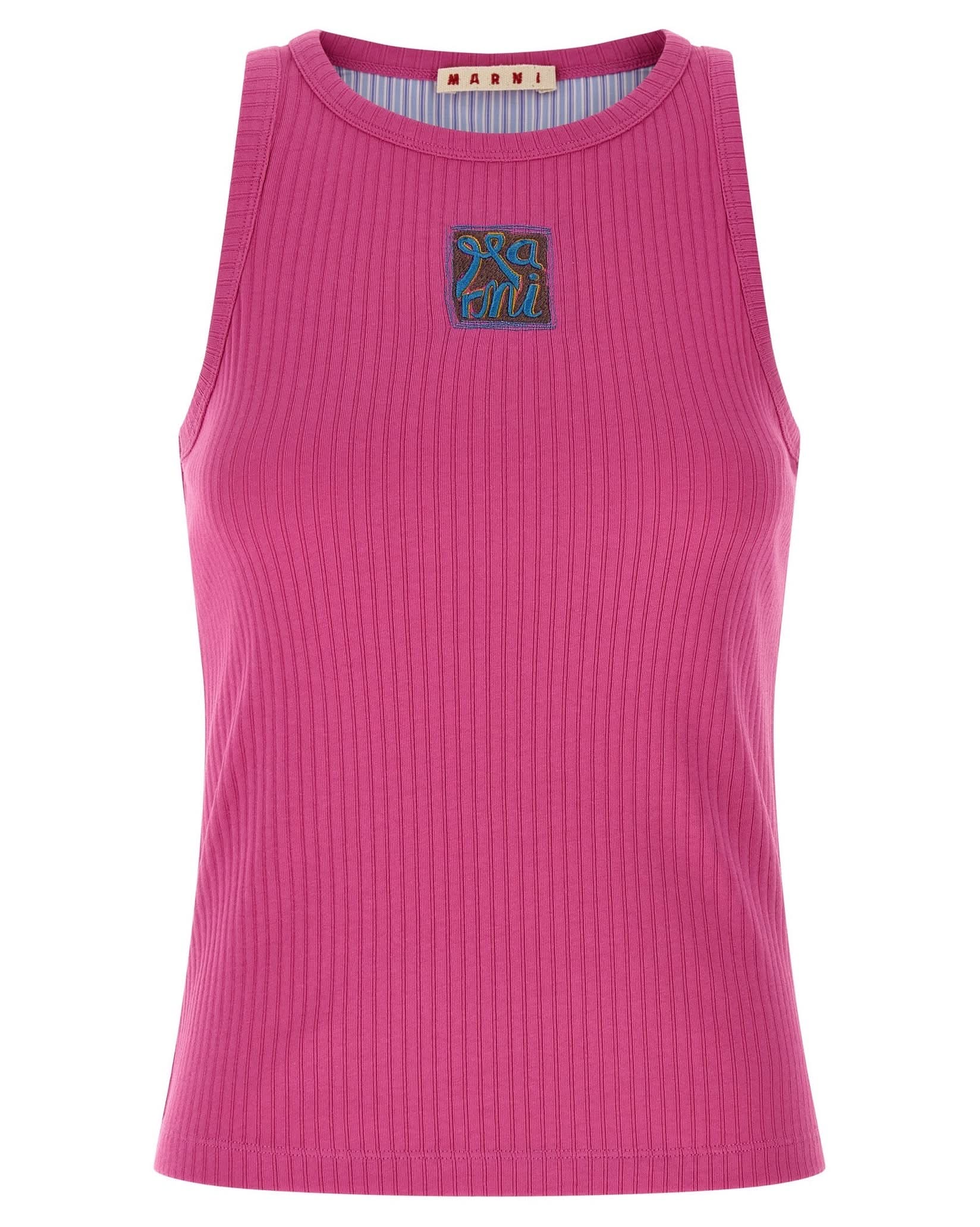 Marni Logo Patch Tank Top Glam Steals