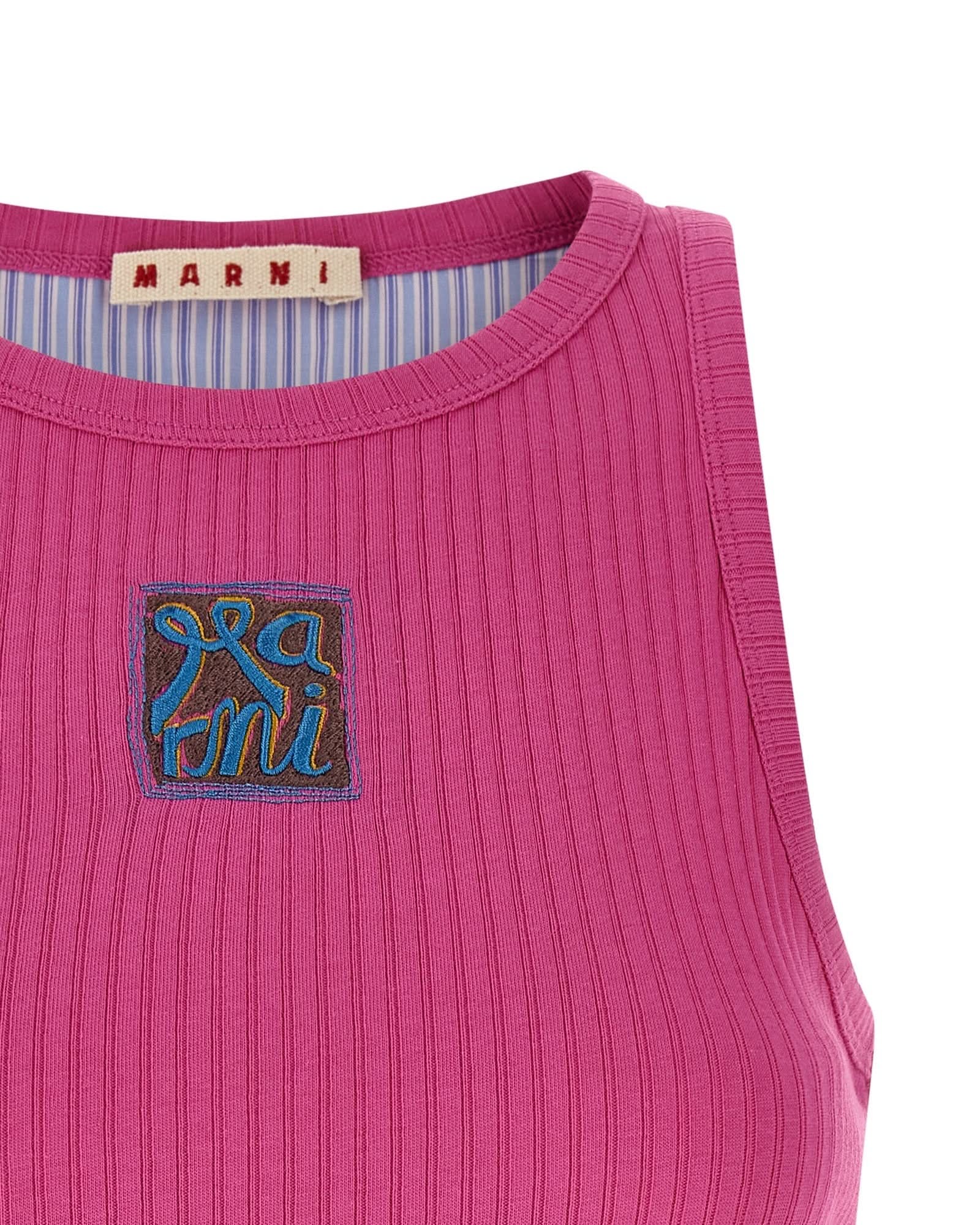 Marni Logo Patch Tank Top Glam Steals
