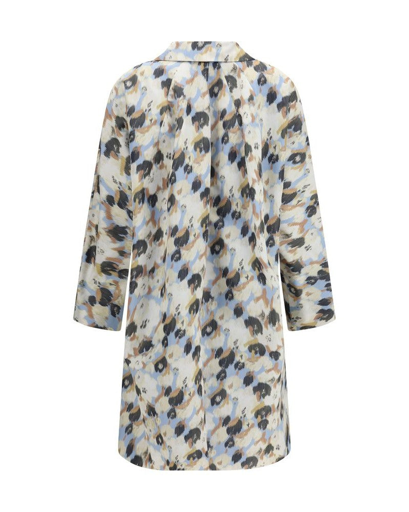 Marni Multicolor Polyester Coat Glam Steals