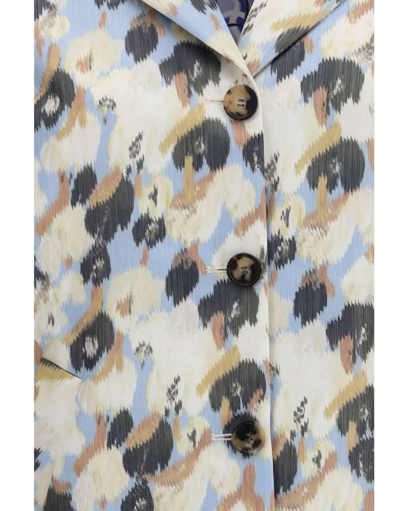 Marni Multicolor Polyester Coat Glam Steals