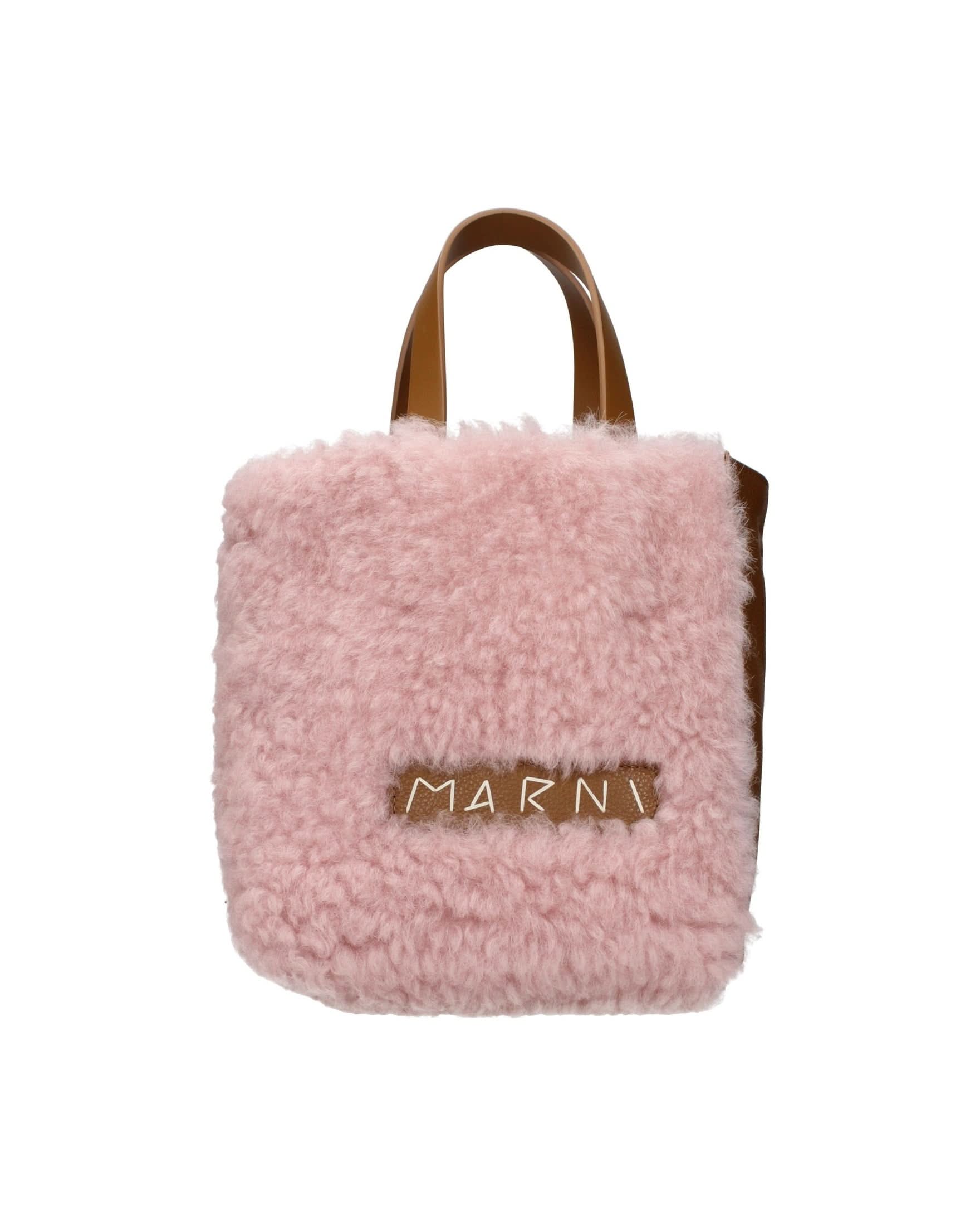 Marni Pink Leather Handbag Glam Steals