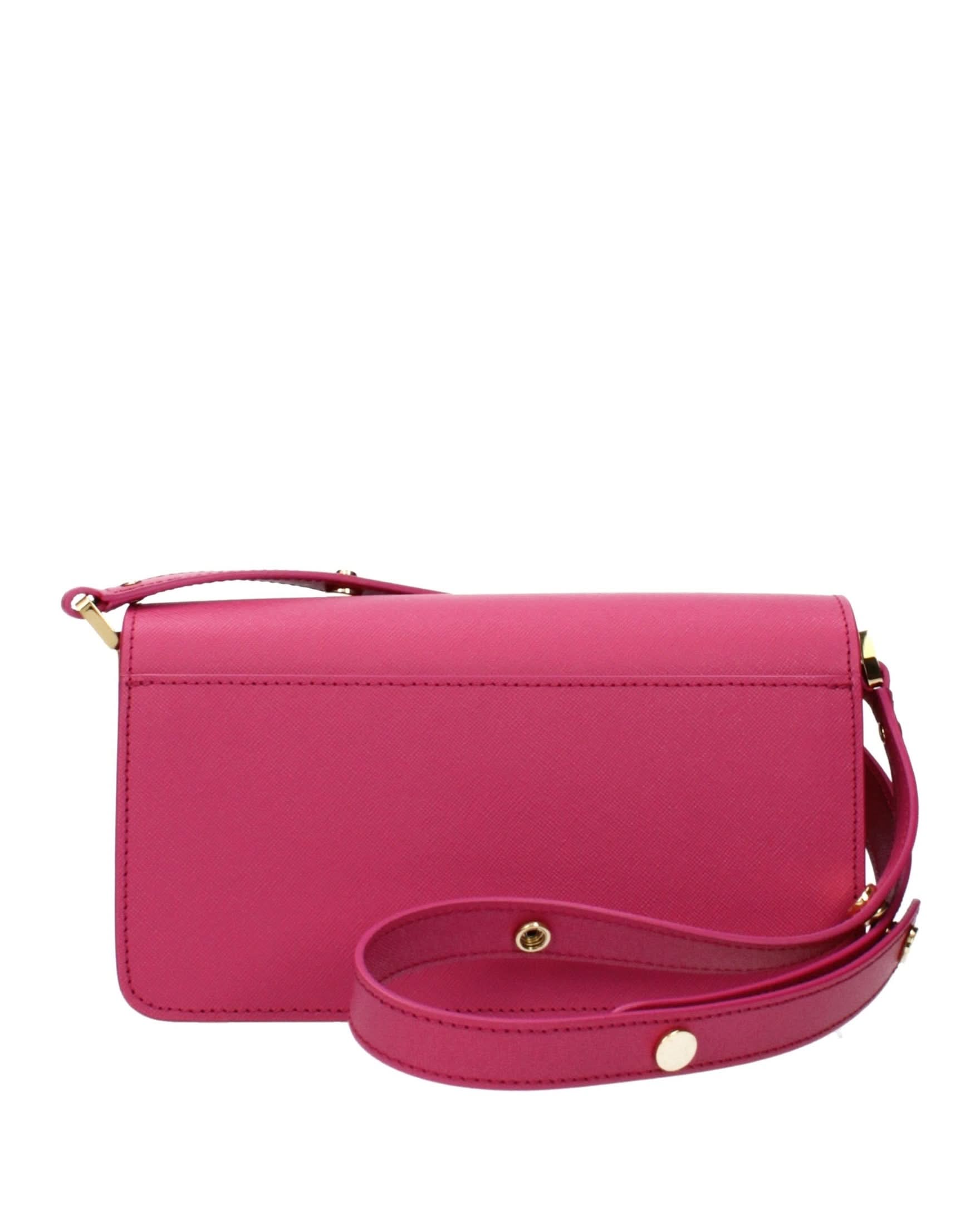 Marni Pink Leather Shoulder Bag Glam Steals