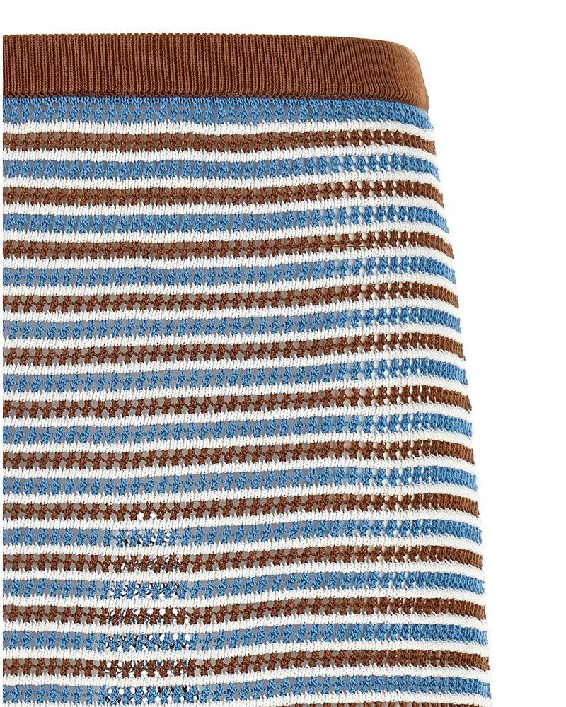 Marni Striped Crochet Skirt Glam Steals