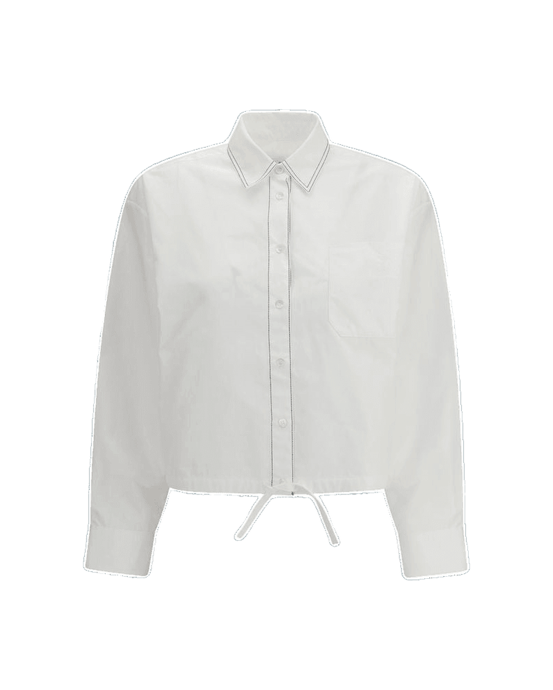 Marni White Cotton Shortsleeve Shirt Glam Steals