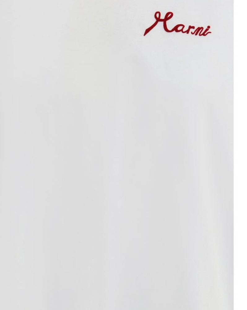 Marni White Cotton T-shirt Glam Steals