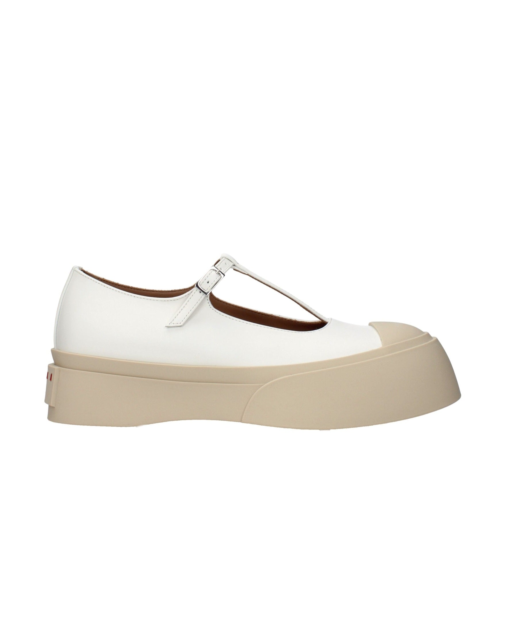 Marni White Leather Slip On Loafers Glam Steals