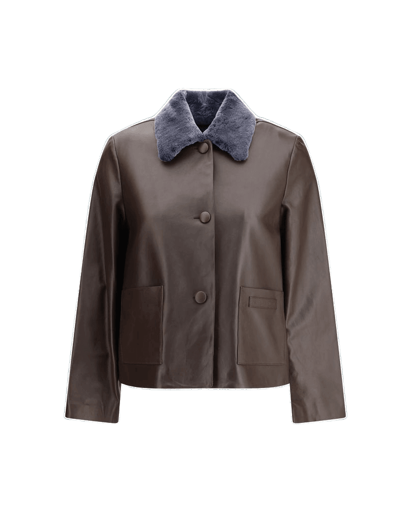 Marnie Brown Leather Jacket