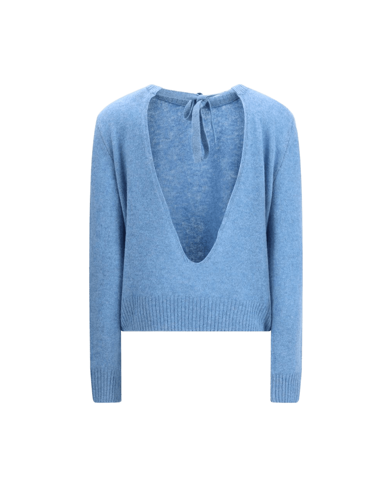 Marnie Marni Light Blue Cashmere Sweatshirt Sweaters