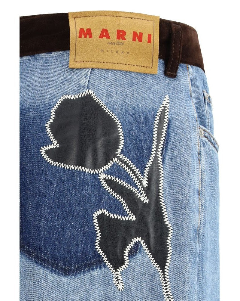 Marnie Marni Light Blue Cotton Denim Jeans Glam Steals