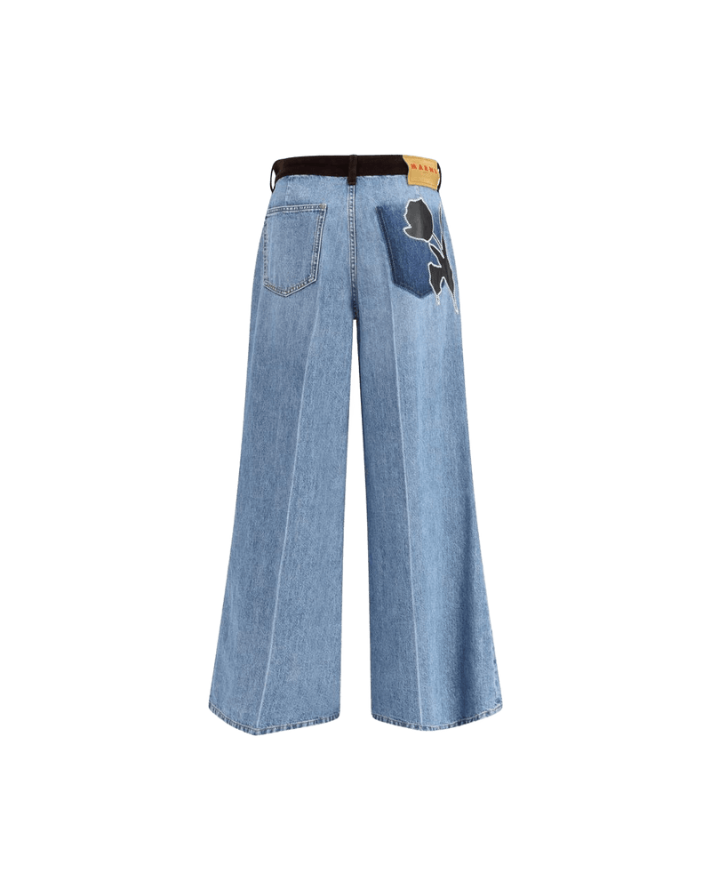 Marnie Marni Light Blue Cotton Denim Jeans Glam Steals