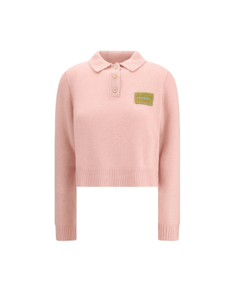 Marnie Marni Pink Cashmere Polo Shirt Glam Steals