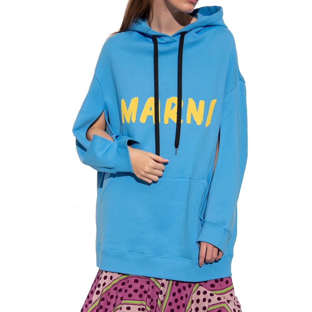 Marnie Marni Oversize Hooded Sweat-Shirt Glam Steals