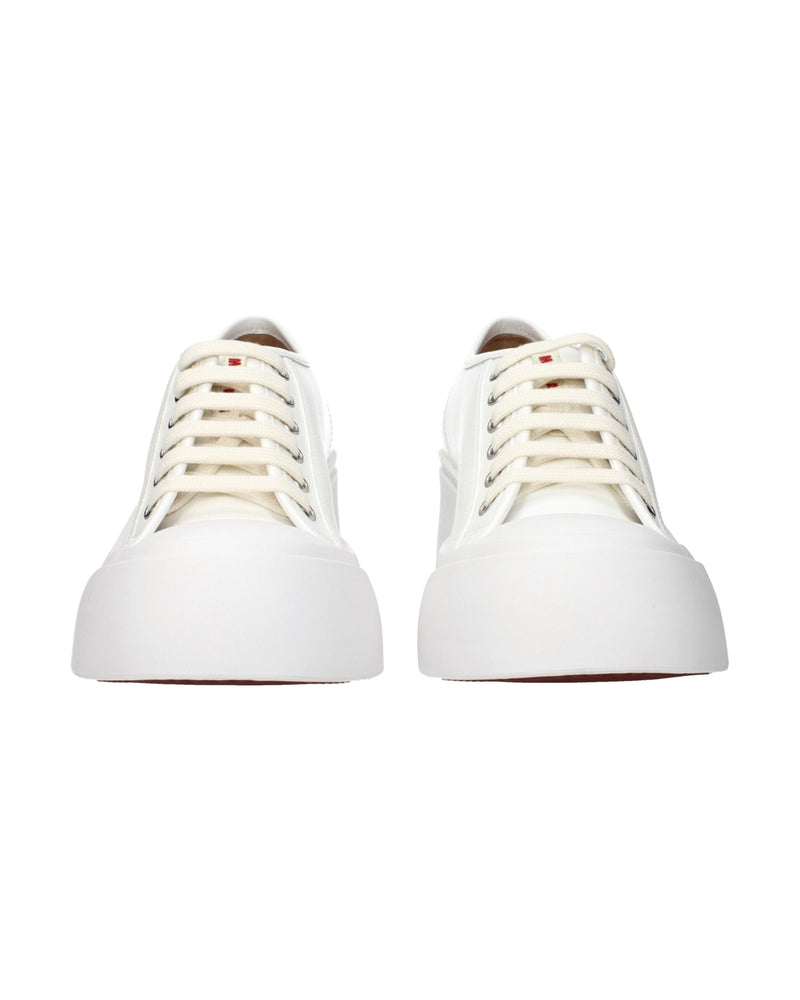Marnie White Leather Marni Platform Sneakers Glam Steals