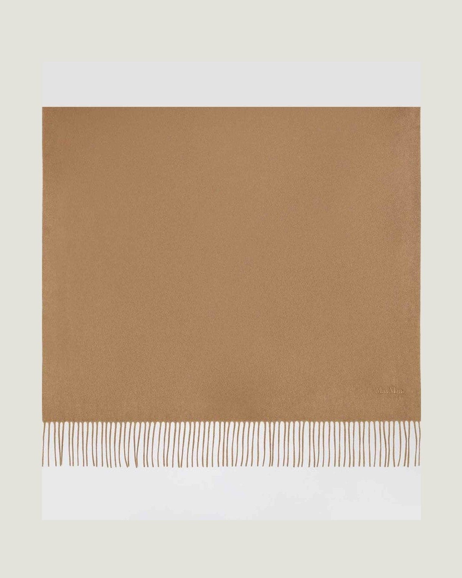 Max Mara Beige Cashmere Scarf Glam Steals