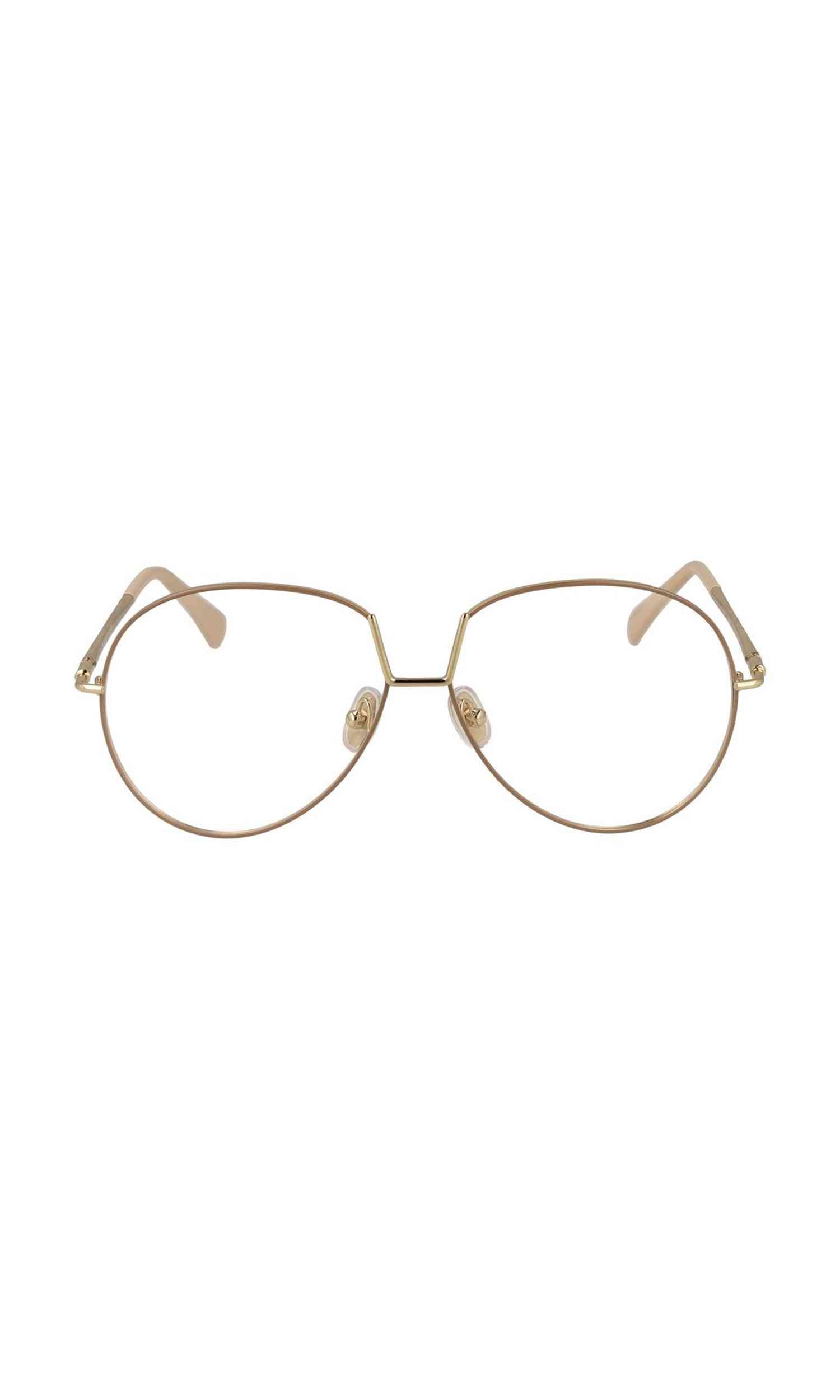 Max Mara Beige Women Optical Frame Glam Steals