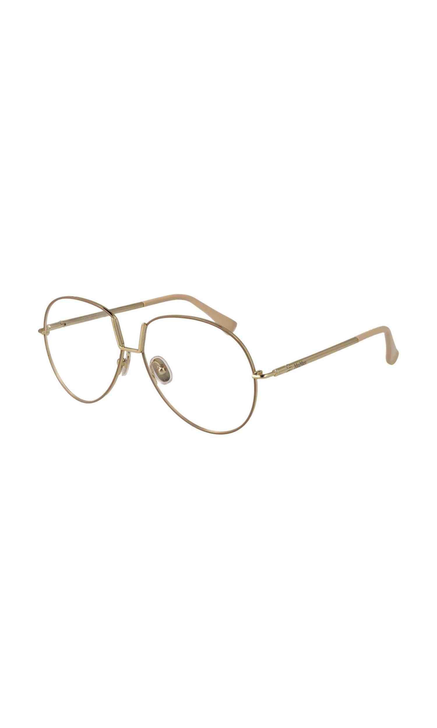 Max Mara Beige Women Optical Frame Glam Steals