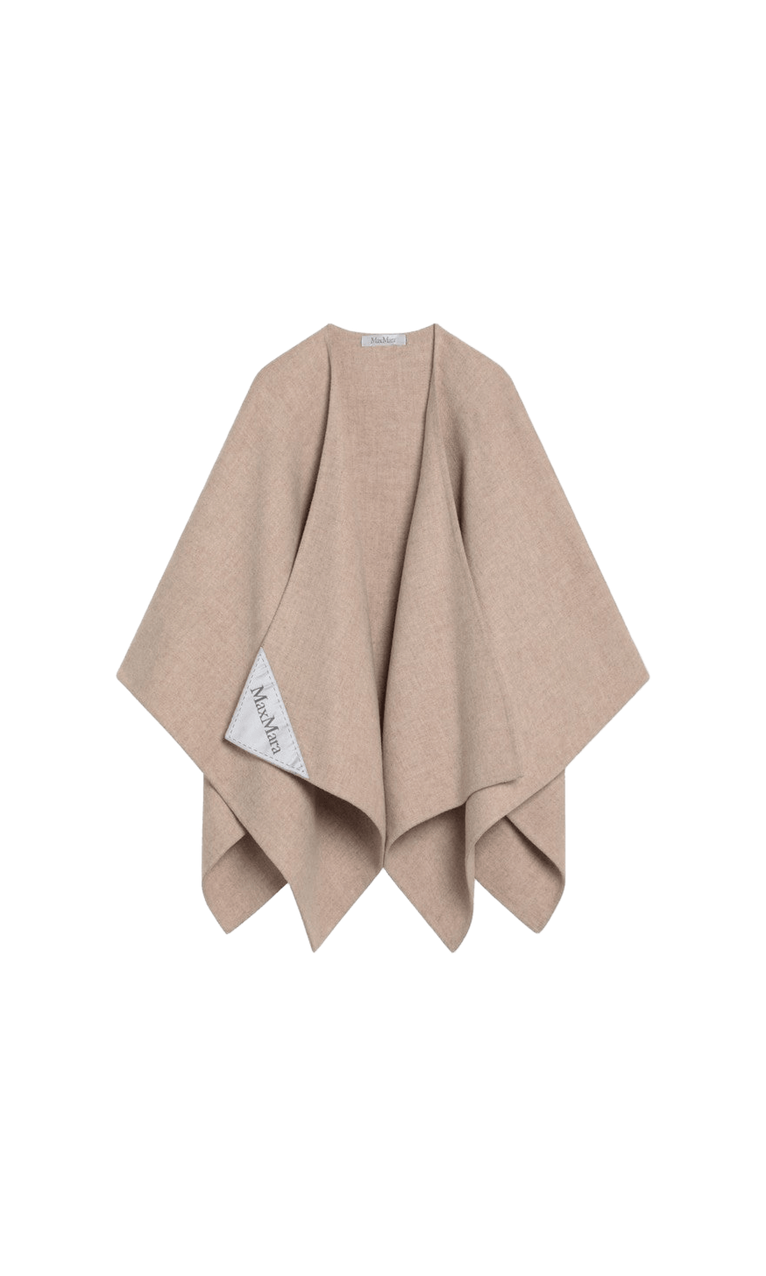Max Mara Beige Wool Alpaca and Cape Glam Steals