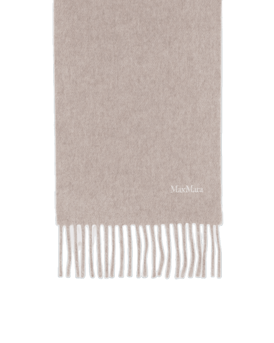 Max Mara Beige Wool Scarf Glam Steals