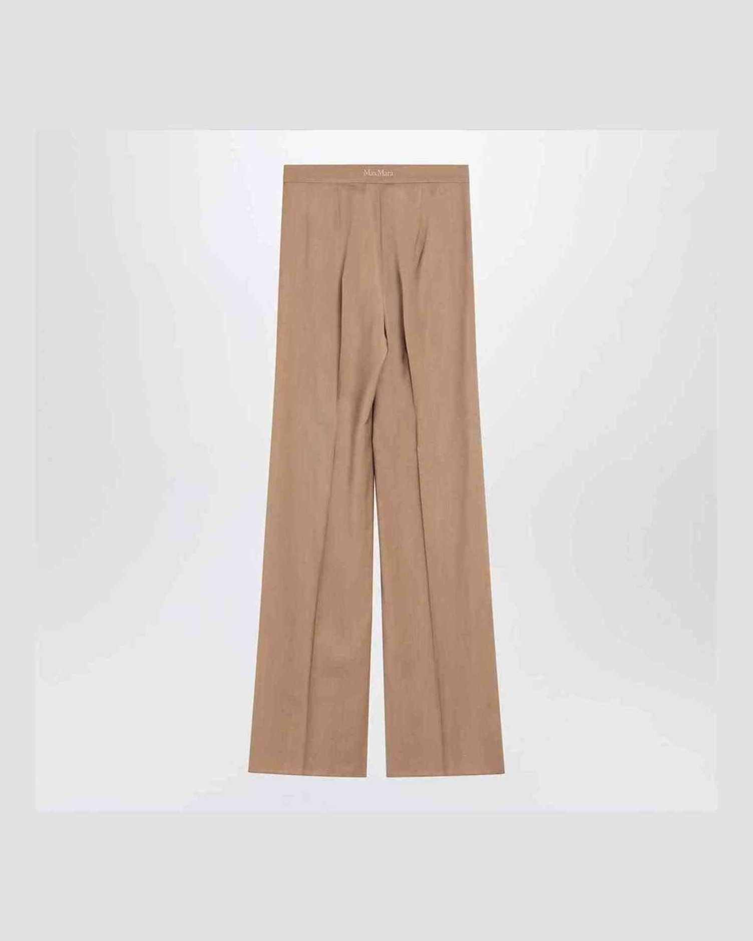 Max Mara Beige Wool Wide Trouser Glam Steals