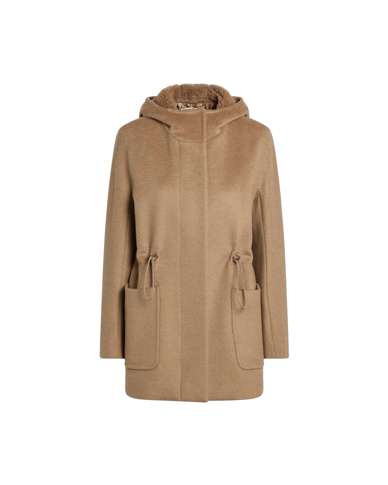 Max Mara Beige Zibeline Camel Parka Glam Steals