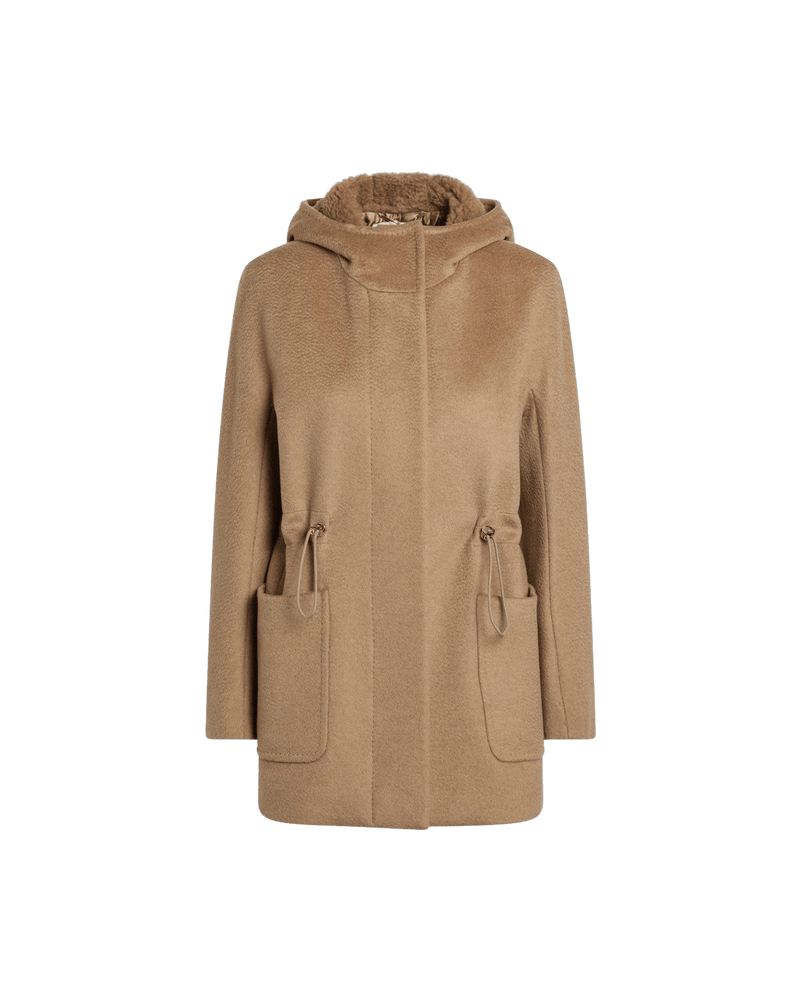 Max Mara Beige Zibeline Camel Parka Glam Steals