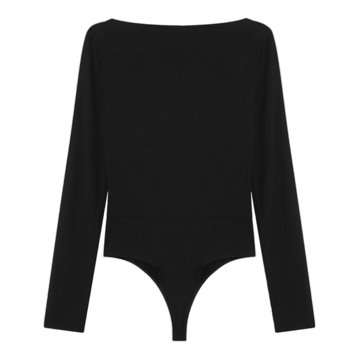 Max Mara Black Jersey Crossover Bodysuit Glam Steals