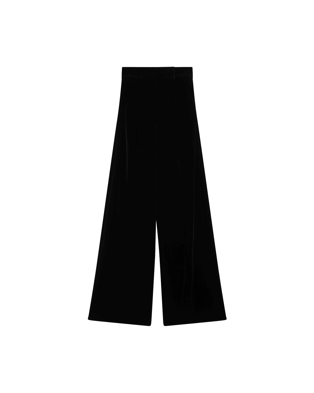 Max Mara Black Velvet Trouser in Shaved Glam Steals