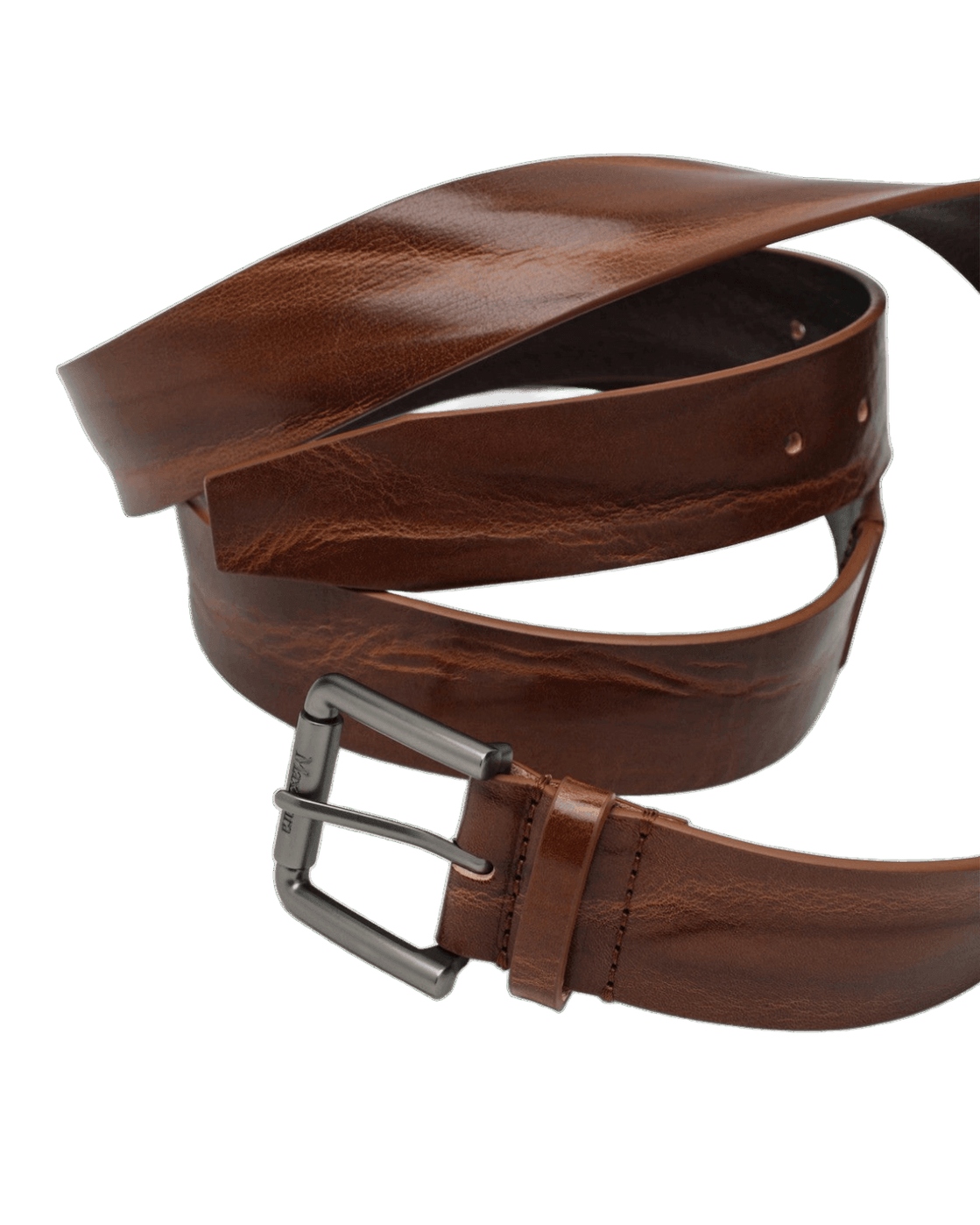 Max Mara Brown Leather Long Belt Glam Steals