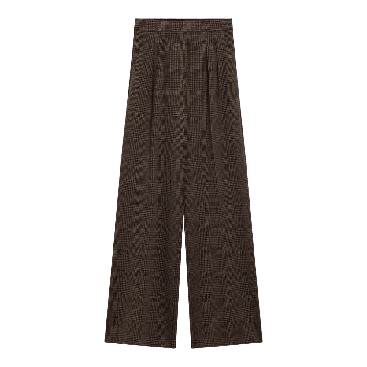 Max Mara Brown Prince Of Wales Trouser Glam Steals