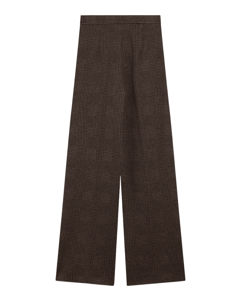 Max Mara Brown Prince Of Wales Trouser Glam Steals