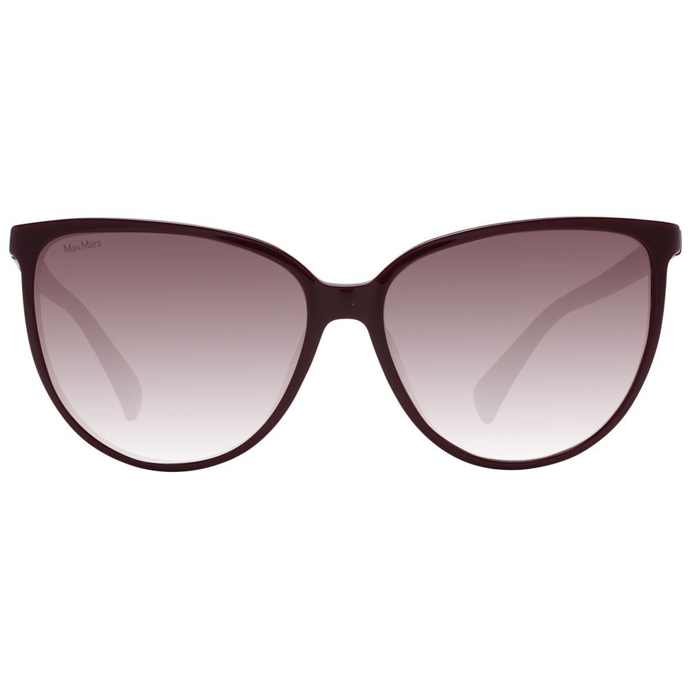 Max Mara Burgundy Women Sunglasses Glam Steals