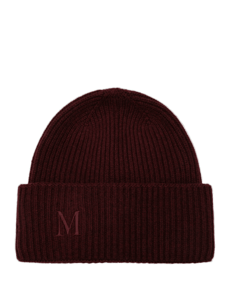 Max Mara Cashmere Beanie in Raspberry Glam Steals