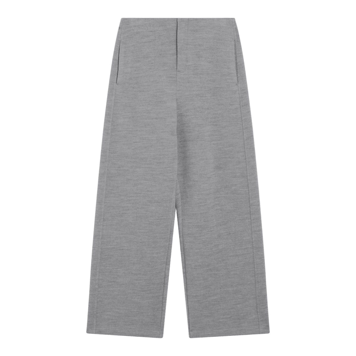 Max Mara Grey Wool Cotton Blend Trouser Glam Steals