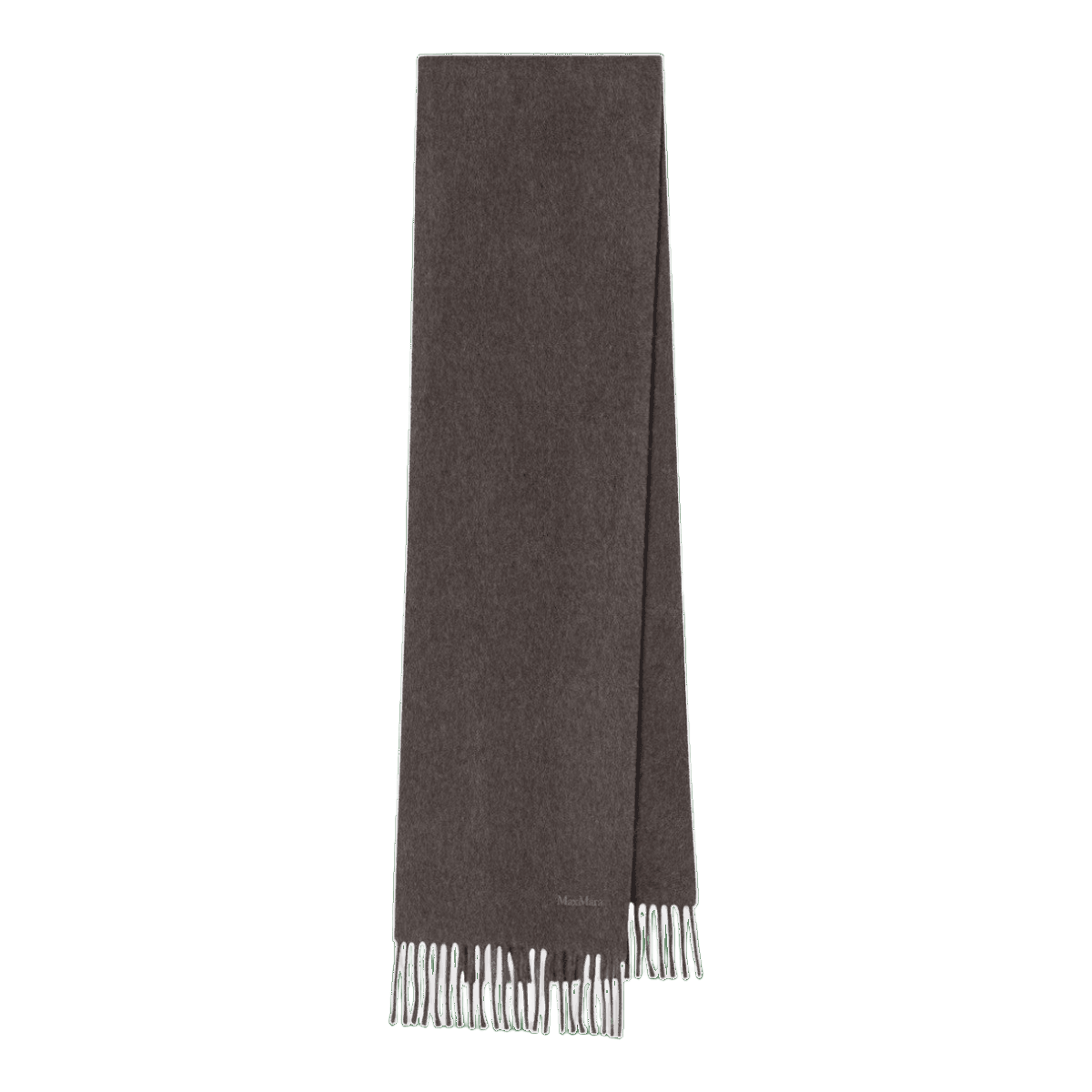 Max Mara Grey Wool Scarf Glam Steals