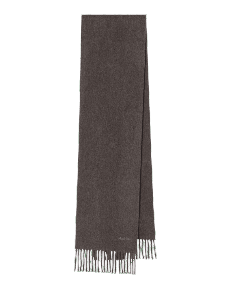 Max Mara Grey Wool Scarf Glam Steals