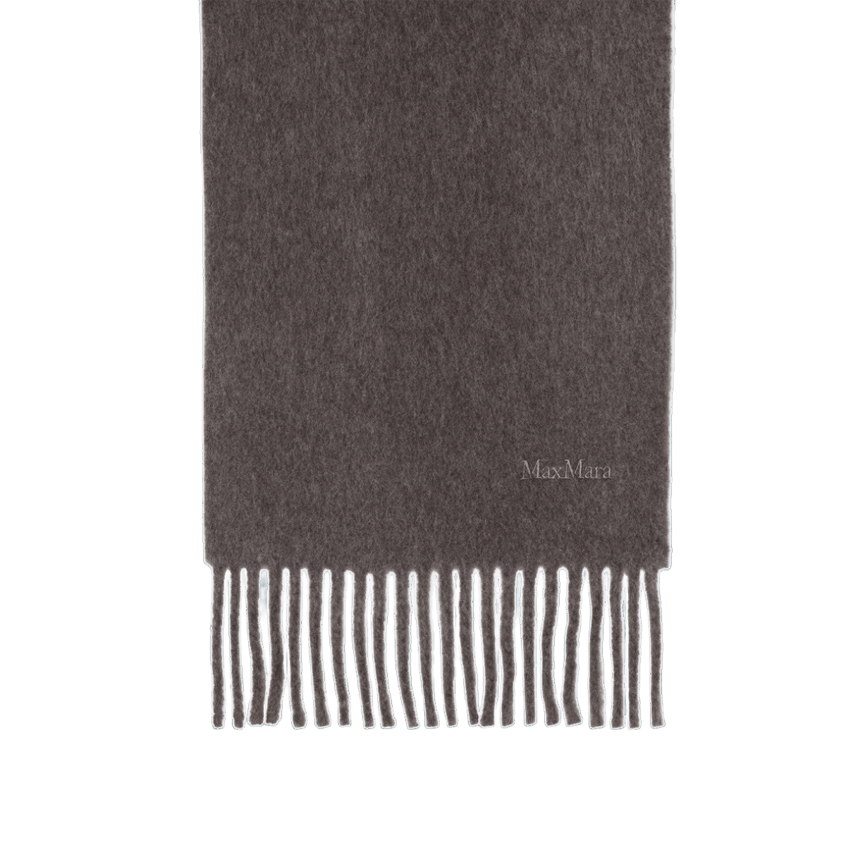 Max Mara Grey Wool Scarf Glam Steals