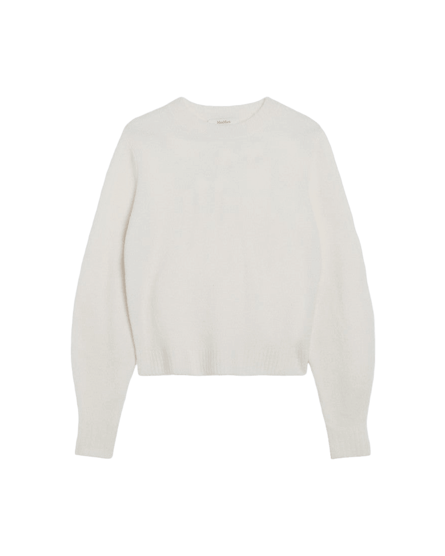 Max Mara Ivory Sweater In Stretch Cashmere Knit Glam Steals